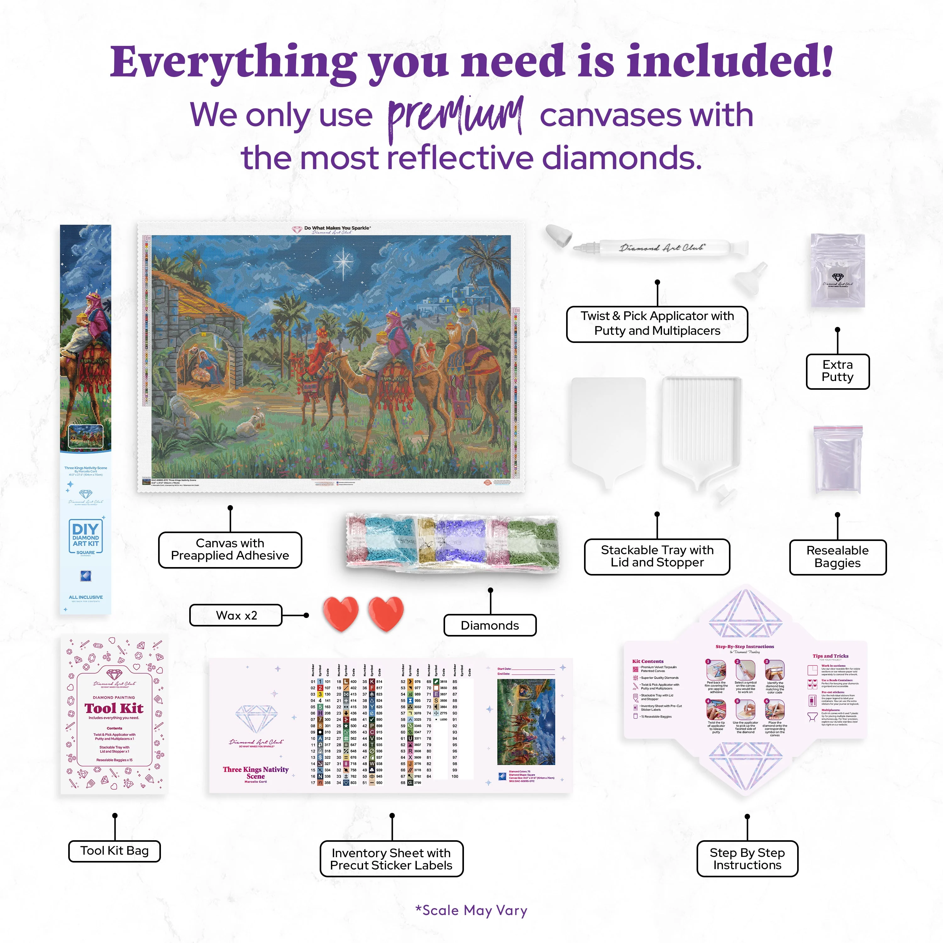 Three Kings Nativity Scene - Image 3